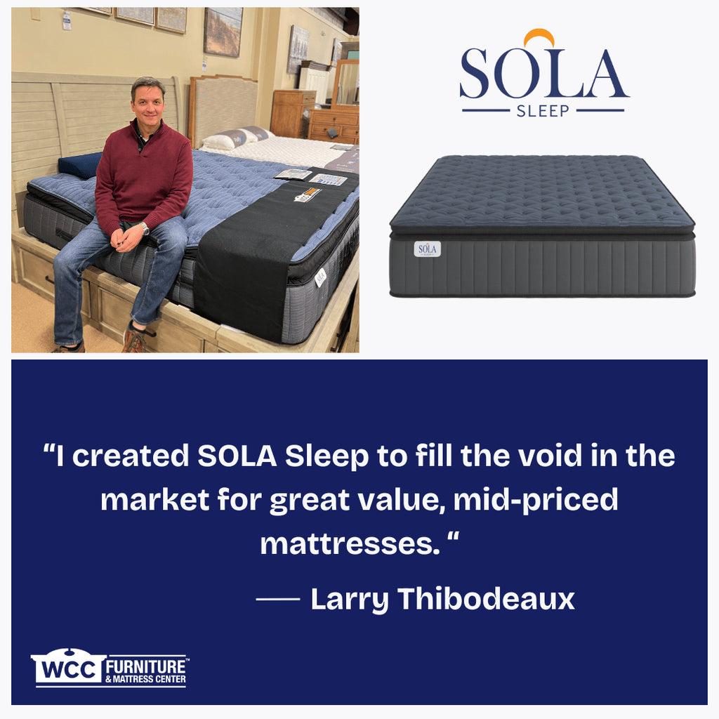 Introducing SOLA Sleep: A Mattress Brand Born from Passion and Purpose - WCC Furniture & Mattress Center