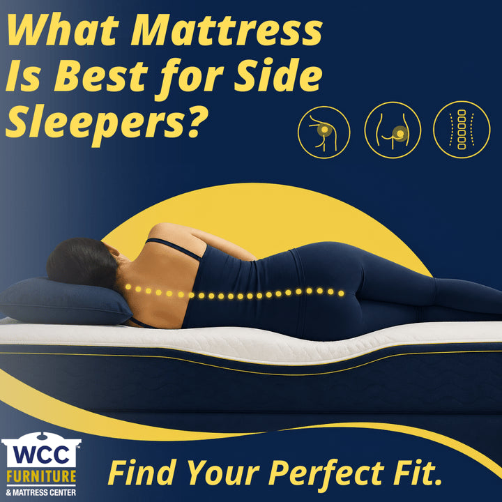 What Mattress Is Best for Side Sleepers? - WCC Furniture & Mattress Center
