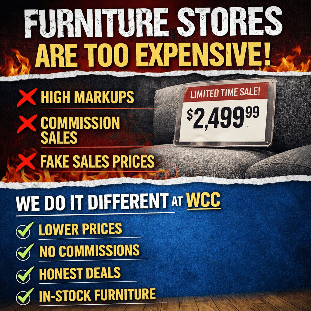 Why are Furniture Store Prices So Expensive? - WCC Furniture & Mattress Center