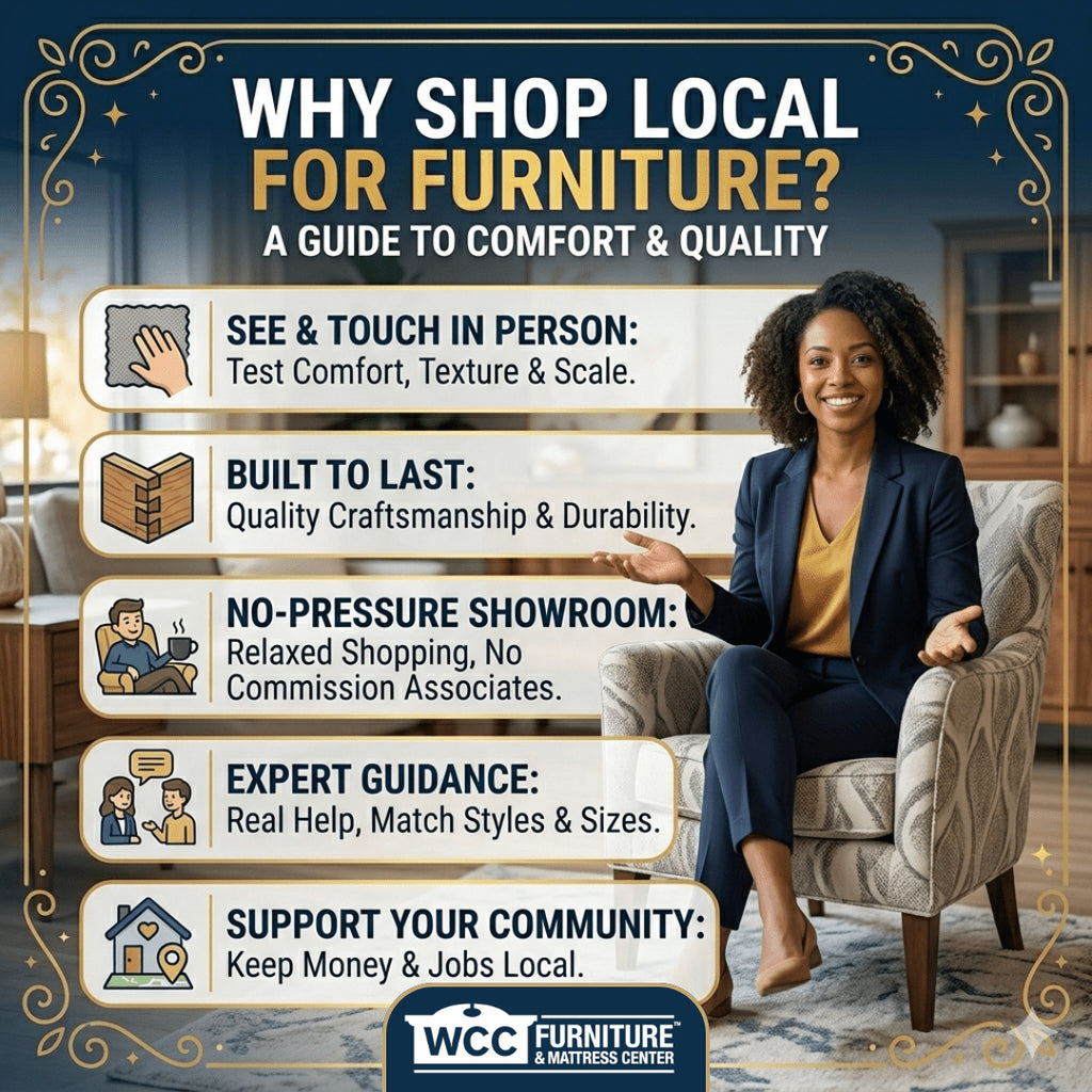 Why Local Furniture Shopping Beats Big Box Stores? - WCC Furniture & Mattress Center