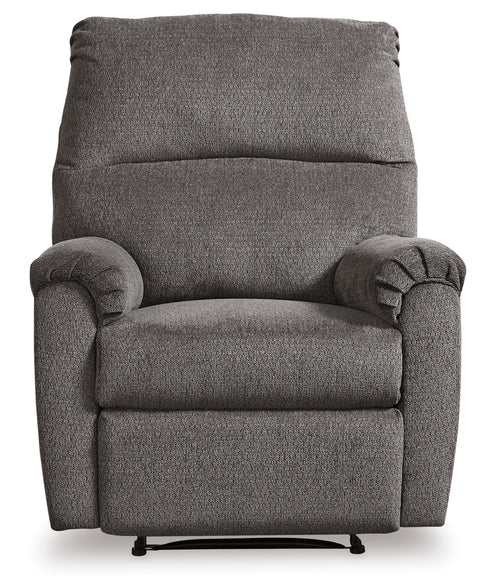 Nerviano Gray Zero Wall Recliner