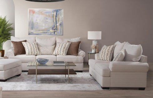 Mallory Chalk Sofa & Loveseat