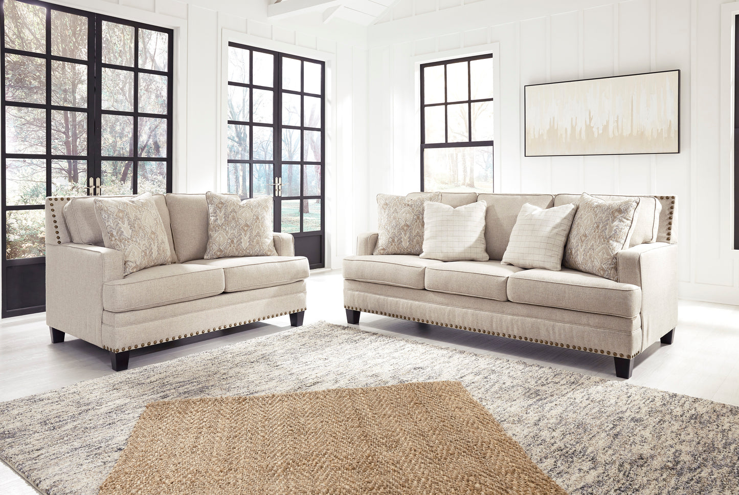 Claredon Linen Sofa & Loveseat