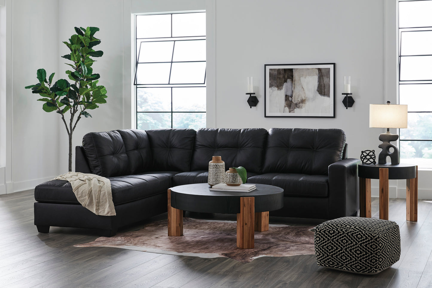 Barlin Mills Carbon LAF Chaise Sectional