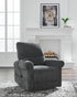 Aureta Charcoal Power Lift Recliner w/ Heat & Massage
