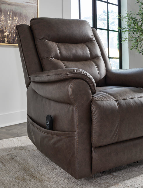 Oatman Umber Power Lift Recliner