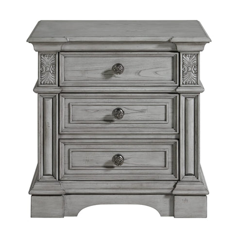 Glenmore Aged Grey Nightstand