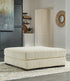 Lindyn Ivory Oversized Ottoman