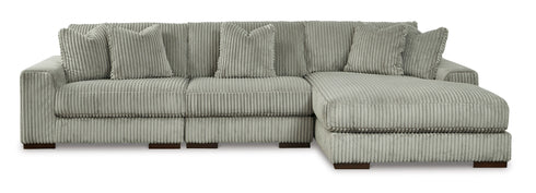 Lindyn Fog 3-Piece Sectional with RAF Chaise