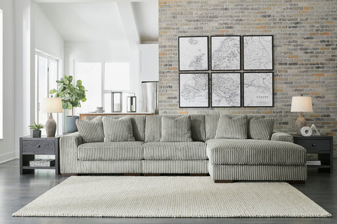 Lindyn Fog 3-Piece Sectional with RAF Chaise