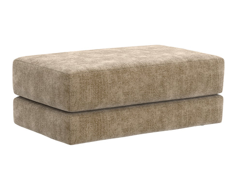 Avondale Burlap Ottoman