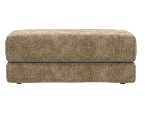 Avondale Burlap Ottoman