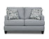 Madonna Silver Sofa & Loveseat