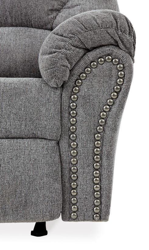 Allmaxx Pewter Rocker Recliner