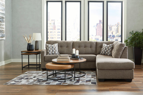 Mahoney Chocolate Sectional