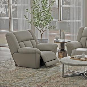 Sentinel Smoke Lay Flat Rocker Recliner