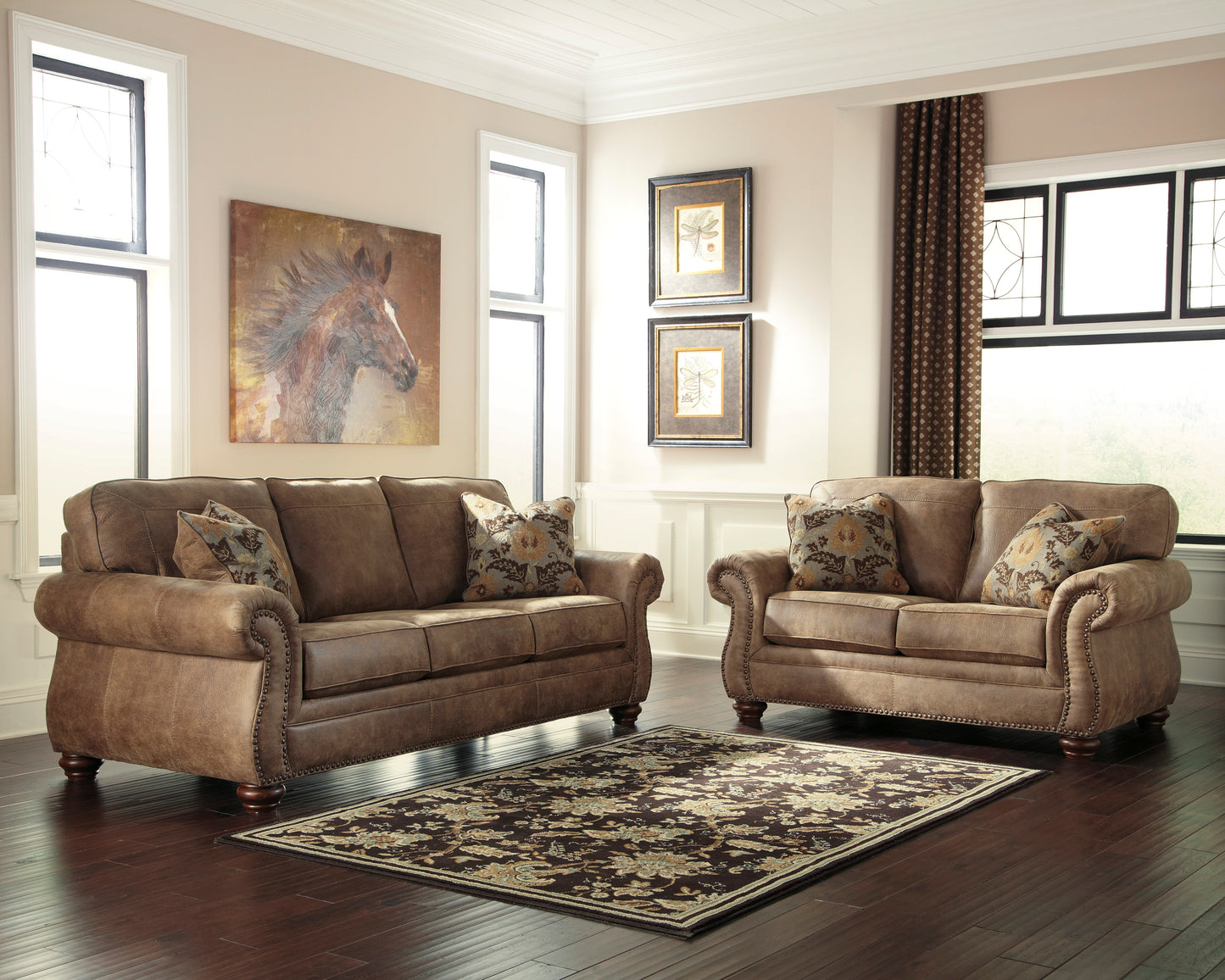 Larkinhurst Earth Sofa/Couch & Loveseat
