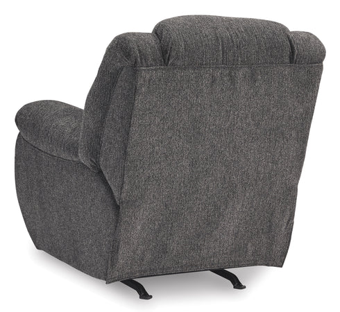 Foreside Charcoal Rocker Recliner