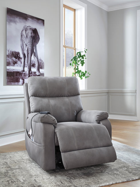 Next-Gen Durapella Slate Power Lift Recliner