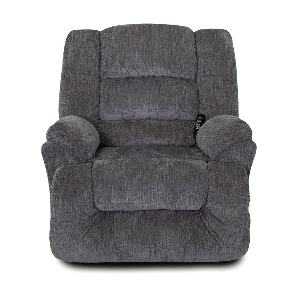 Stockton Badge Charcoal Power Lift Recliner w/ Power Headrest