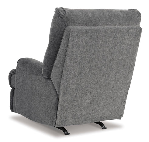 Man Fort Graphite Rocker Recliner