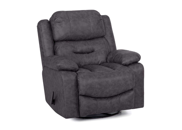 Decker Easter Slate Swivel Glider Recliner