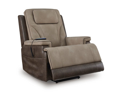 4Z-Peaceful Pause Sand Power Lift Recliner - WCC Furniture & Mattress Center Lafayette & Lake Charles