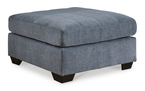 Marleton Denim Ottoman