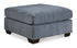 Marleton Denim Ottoman