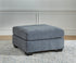 Marleton Denim Ottoman