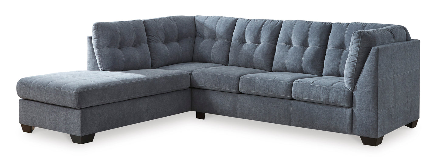 Marleton Denim LAF Chaise Sectional