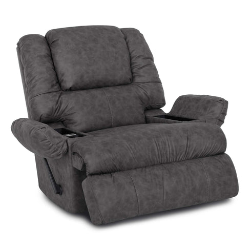 Clayton Easter Slate Rocker Recliner w/ Frosty Fridge