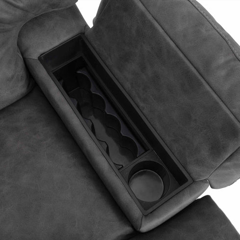 Clayton Easter Slate Rocker Recliner w/ Frosty Fridge