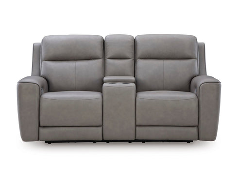 5Z - Comfort Coin Power Reclining Loveseat w/ Console - WCC Furniture & Mattress Center Lafayette & Lake Charles