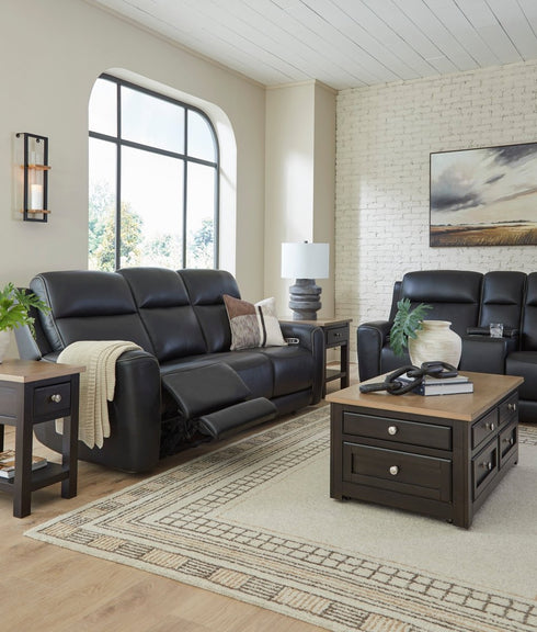 5Z - Comfort Onyx Power Reclining Sofa w/ ADJ Headrest - WCC Furniture & Mattress Center Lafayette & Lake Charles