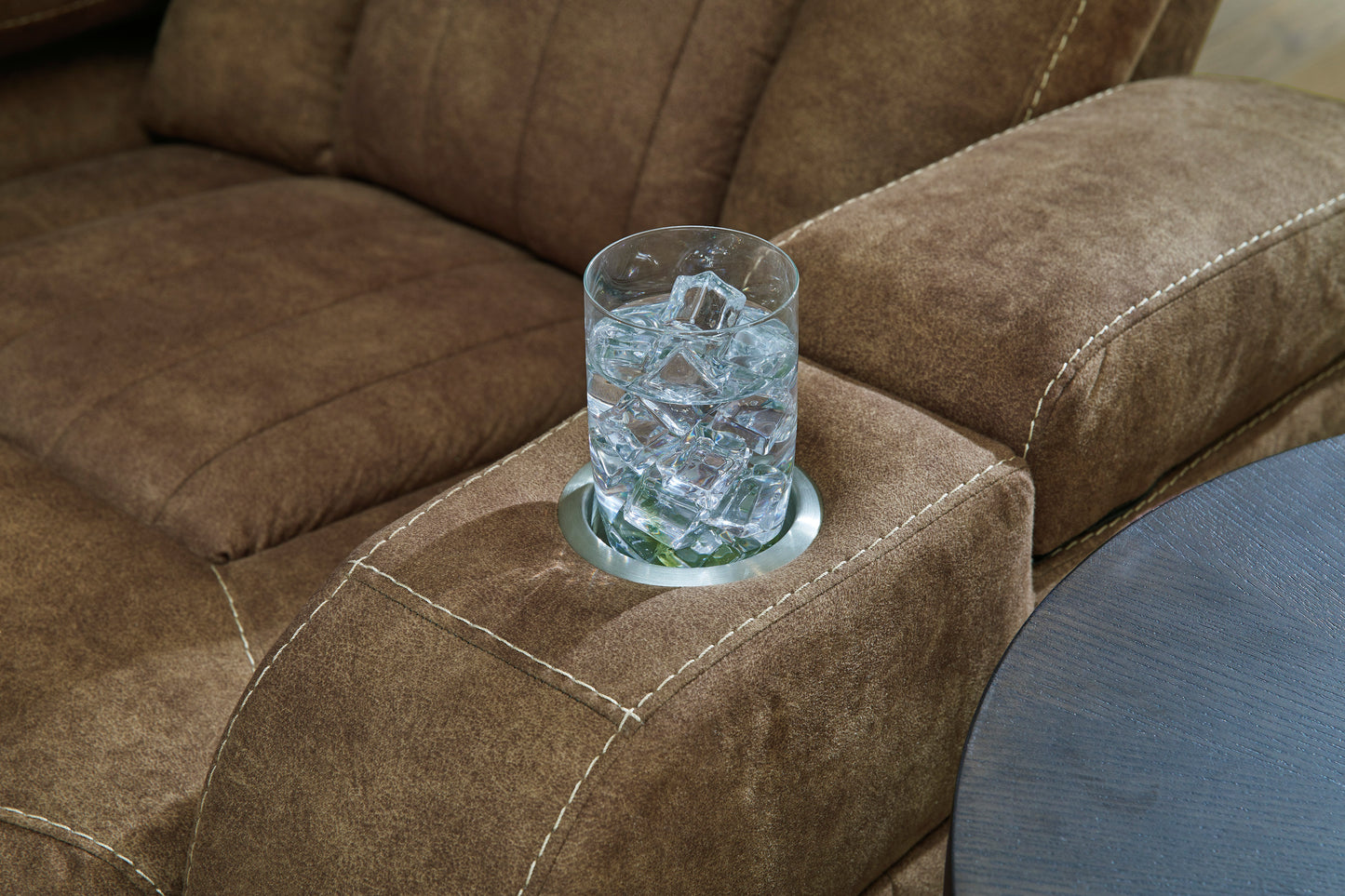 Wolfridge Brindle Power Recliner w/ Adjustable Headrest