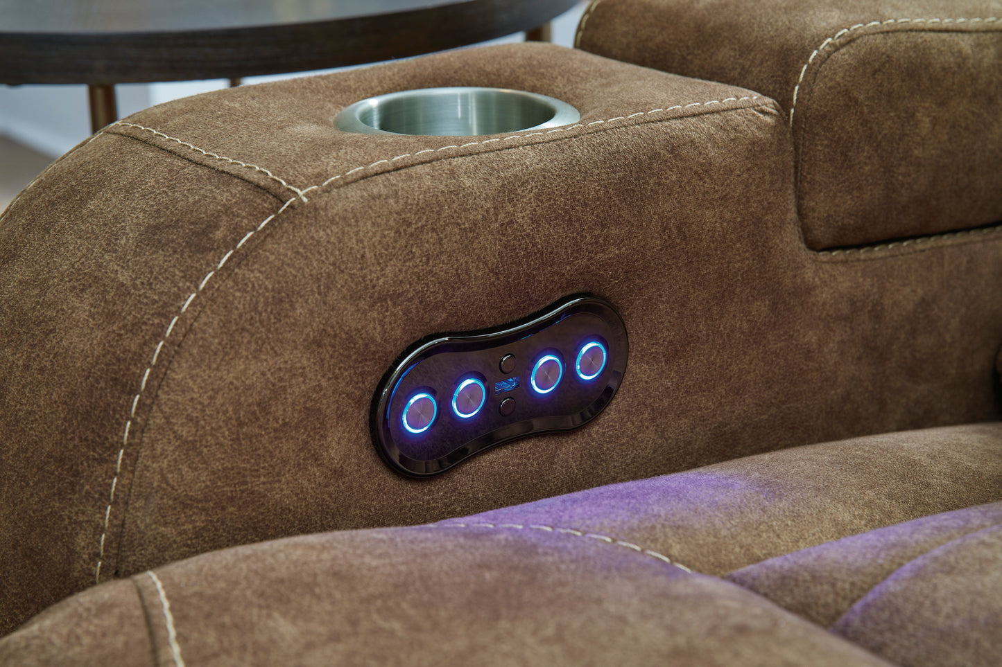 Wolfridge Brindle Power Recliner w/ Adjustable Headrest