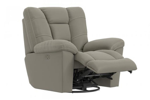 Manley Smoke Swivel Glider Recliner