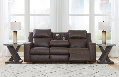 Lavenhorne Umber Reclining Sofa & Loveseat