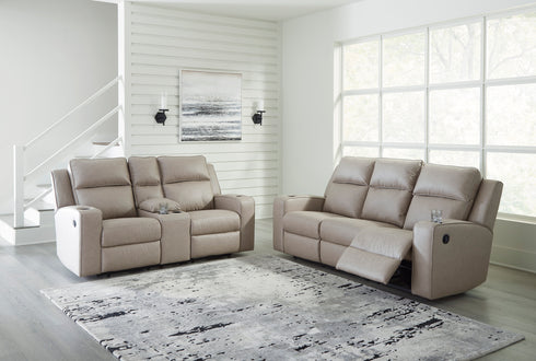 Lavenhorne Pebble Reclining Sofa & Loveseat
