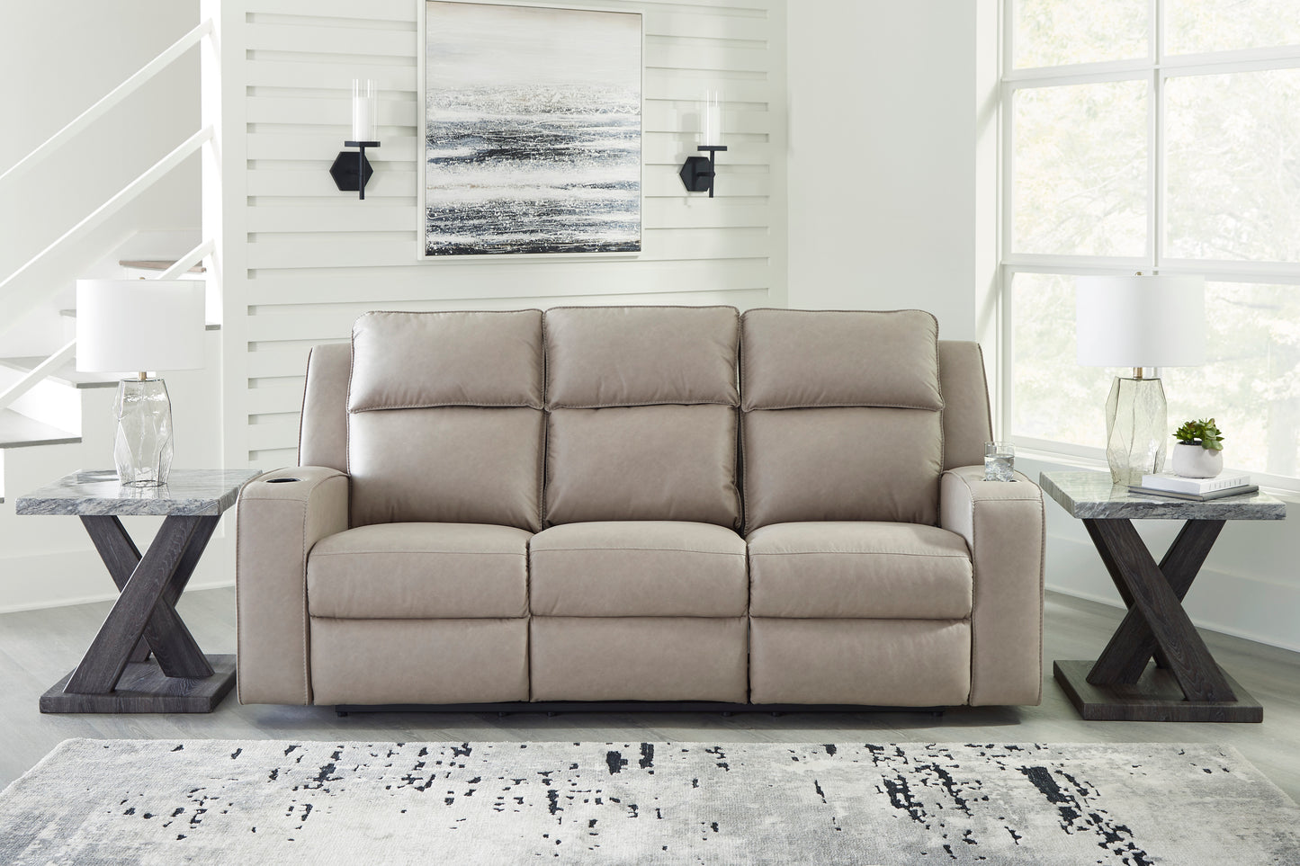 Lavenhorne Pebble Reclining Sofa & Loveseat