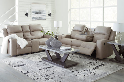 Lavenhorne Pebble Reclining Sofa & Loveseat