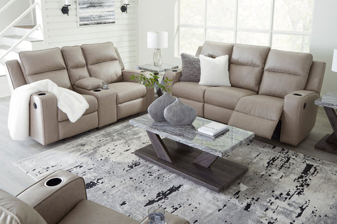 Lavenhorne Pebble Reclining Sofa & Loveseat