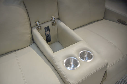 Ferrara Smoke Power Reclining Loveseat