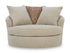 Steelwater Retreat Latte Oversized Swivel Accent Chair