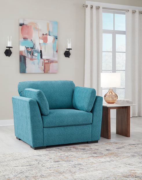Keerwick Teal Chair and a Half