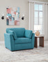 Keerwick Teal Chair and a Half