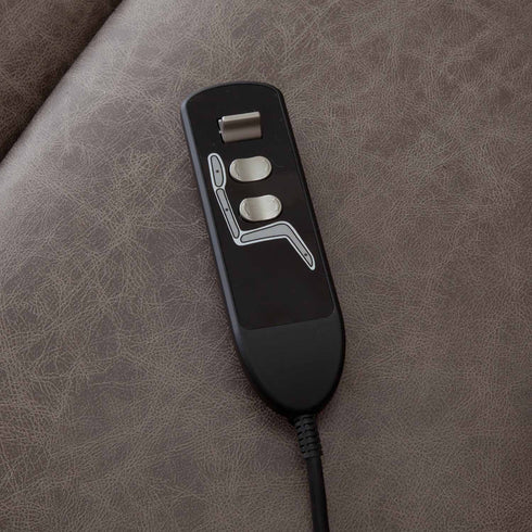 Oxford Boswell Dove Power Lift Recliner w/ Power Headrest & Lumbar