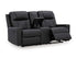 Mackmenville Carbon Reclining Loveseat w/ Console