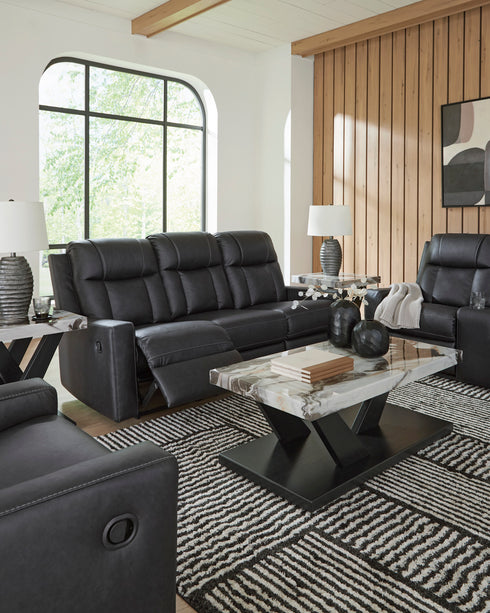 Mackmenville Carbon Reclining Sofa